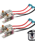 Two Pack Universal Pressure Sensor Replacement For Instant Pot Power Cooker Cuisinart Farberware Gourmia with wiring and cooker