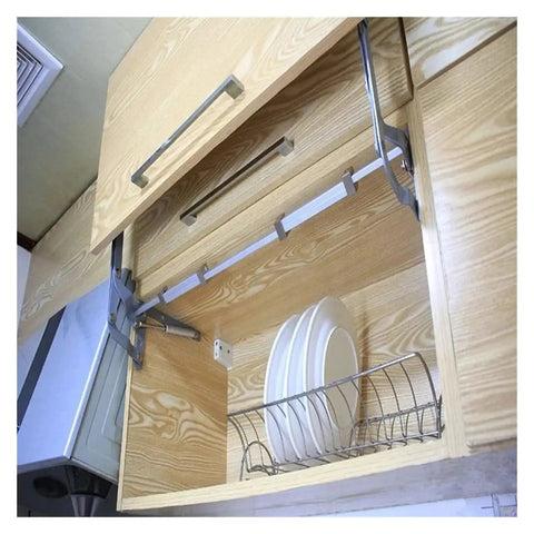 Heavy Duty Pneumatic Hinge Lift Support For Vertical Front Panels Easy Bolt On Installation in wooden kitchen cabinet