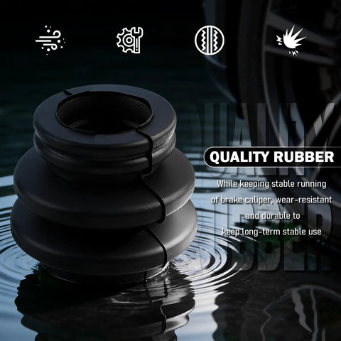 Rubber Caliper Slide Pin Bushing Kit With Seals Dustproof for Brake Calipers Rebuild Upgrade with quality rubber description