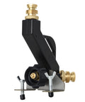 Three Port Propane Distribution Tree For Camping Connects Three One Pound Appliances To A Standard BBQ Tank Grillin Ready Safe Easy Setup Black And Gold, close view