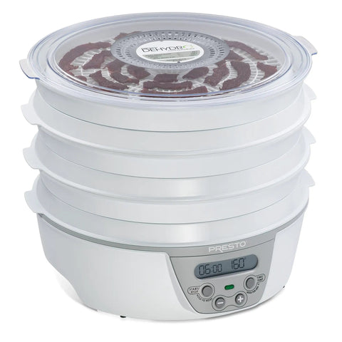 Smooth Operator Digital Electric Food Dehydrator With Stackable Trays, 6 racks, digital thermostat for jerky and apples.