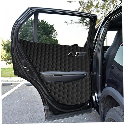 Game Changer High Density Acoustic Foam Panels Two Centimeter Thick Self Stick Noise Blocking Tiles in car door