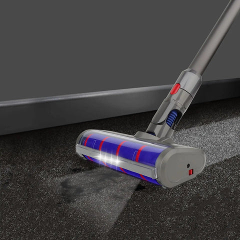 Dyson Quick Release Soft Roller Cleaner Head With LED Indicator Replacement for V7 V8 V10 V11 V15 on dark carpet
