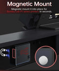 Magnetic mount demonstration of Panda Sense Temperature Humidity Sensor for 3D Printers Magnetic Mount for Bambu Lab P1S P1P Printers