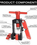 Smooth Operator 2 In 1 Hydraulic Disc Brake Needle Driver Insertion Tool With Heavy Duty Aluminum Tubing Cutter components layout