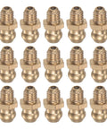 15 Piece Brass Straight Grease Fitting Kit With M5x0.8mm Metric Thread Hydraulic Nipple Accessories for cars and trucks