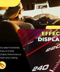 Effect display image with elements highlighting easy installation, stable performance, and durable materials.