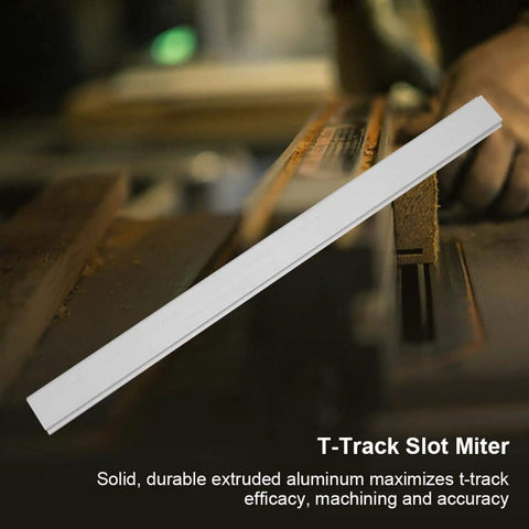 Miter Track Slider Kit for Woodworking Fixtures Non Porous Slide Slab 450mm T Slot Jig Aluminum Alloy on wood table
