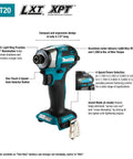 No-Bull 18 Volt Cordless Impact Driver Built Around A Brushless Motor And Four Speed Quick Shift Mode Delivering Up To Three Thousand Six Hundred Rpm for precise fastening.