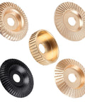 All In One Angle Grinder Wood Carving Disc Set for Four and a Half Inch Grinders with Cutting and Shaping Discs