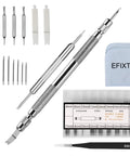 Pro Grade Spring Bar Tool Set For Watch Bands With 6 Extra Tips And 72 Pins, Easy Strap Removal And Repair Kit With Tweezers