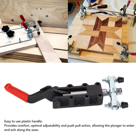 50mm Stroke Double Headed Heavy Duty Push Pull Toggle Clamp For Welding in use with wood and metal projects