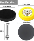 140Pcs 3 Inch Wet Dry Sanding Discs Kit With Pro Grade Grit Size Details Display