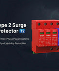 Beefed Up 3 Plus 1 Surge Protector For DIN Rail Mount 385V 40kA Peak Discharge Type 2 AC SPD 208Y 120V 3-Phase Systems