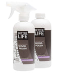 Wood Furniture Polish And Cleaner Spray For Tables Banisters And Floors Two Pack 16 Oz Cinnamon Lavender Scent Revitalizes
