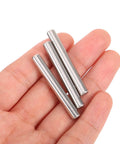100 Pcs 304 Stainless Steel Solid Dowel Pins 5x40mm Precision Locating Fasteners For Mechanical Assembly And Industrial Equipment Alignment Pro Grade Easy Install And Quick Removal Built To Last Durable Corrosion Resistant Keeps Components In Place