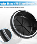 Rear Hub Bearing ABS Speed Sensor Cap Fits Kia Sorento 2015-2020 And Hyundai Genesis G80 G90 2017-2022, black plastic with metal seal