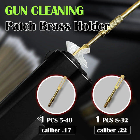 Must Have All In One Airgun Cleaning Kit For 177 And 22 Calibers Rifle And Pistol Bore Brush Set with brass patch holder
