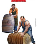 1 To 35 Scale Military Figures Kit Men With Wooden Barrels Dope Diorama Set For Collectors 14 Plus Not A Toy Realistic Detail