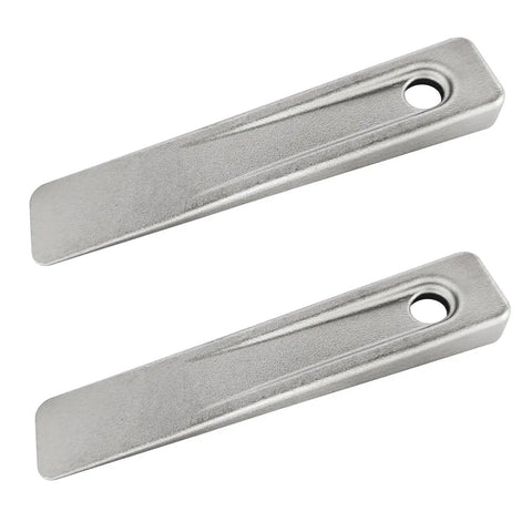 Heavy Duty Steel Welding Wedge For Pipe Fitting 5 Inch Beefy Wedge For Welding Leveling And Pipe Fittings, pack of two metal wedges