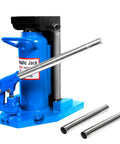 Heavy Duty Twenty Ton Toe Jack With Adjustable Height Rack And Dual Lifting Power For Crushing Through Tight Garage Spots Real Shop Workhorse For Automotive Pros And Serious Diy Mechanics with hydraulic components and lifting bars.