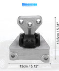 Engine Mount For Honda Civic 2006 To 2011 50850-SNA-A81 Transmission Mount, durable metal, front view, dimensions shown