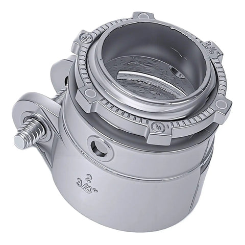 Rock Solid Three Quarter Inch Squeeze Connectors For Flexible Metal Conduit heavy duty zinc alloy fitting with push fit assembly.