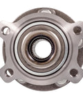 Front view of Front Hub Bearing Assembly For Ford Focus 2016 2017 2018 5 Lug Without Abs 512591 showing bolt and center spline