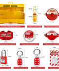 Heavy Duty Lockout Tagout Station Kit 102 Pack Electrical Safety Lockout Padlocks Hasps Valve And Gate Lockout Gear