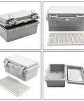 Outdoor ABS Plastic Electrical Enclosure Box Weatherproof And Dustproof IP65 Rated, flame-retardant, heavy duty, 100x150x70 mm