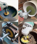 Five Eighth Inch 11 Thread Angle Grinder Extension Shaft Kit With 75mm Rod, Flange Nut And Wrench used in various grinding tasks