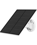 5W Outdoor USB Solar Panel For Security Cameras With Micro USB And USB-C, Rechargeable Battery Compatible Power, IP65 Waterproof
