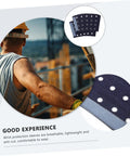 Man wearing Built Tough Cut Resistant Wrist Sleeves For Mechanics And Yard Crews while working on a construction site.