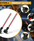 Detail of Universal EV1 OBD1 Fuel Injector Connector Pack 8 Piece 2 Wire Female Plug And Play Wiring Harness Pigtail.
