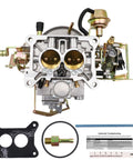 Ford 2100 2150 2 Barrel Carburetor With Electric Choke For 289 302 351 V8 Jeep Engine Mustang Replacement Motorcraft Autolite 2100 2150 Carburetor Beefed Up Performance, metal carburetor kit with gasket and seal ring