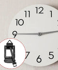 Black Plastic Pendulum Clock Drive Parts Replacement Kit For DIY Wall Clocks Without Movement No Fuss Easy Swing Mechanism