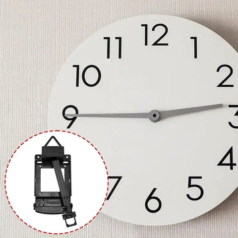 Black Plastic Pendulum Clock Drive Parts Replacement Kit For DIY Wall Clocks Without Movement No Fuss Easy Swing Mechanism