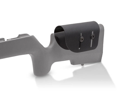 Adjustable Kydex Cheek Rest Stock Riser For Scoped Rifle Black Ultra Lightweight Universal Fit EZ Adjust Thumb Knobs
