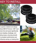 0.080-Inch 30-Foot Spooled Trimmer Line Heavy-Duty Replacement For Toro 60V FlexForce 13-Inch And 15-Inch Electric Brushless Trimmers 51831 51831T 51881 Trimmer Head, shown in dual spool packaging with trimmer in garden setting.