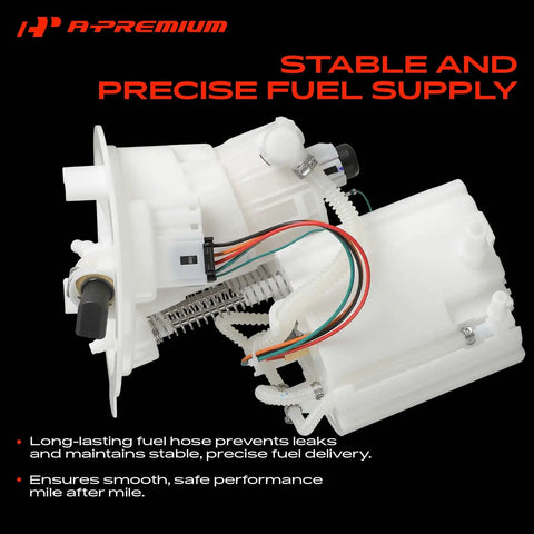 High Performance Electric Fuel Pump with Pressure Sensor Module Assembly No Hassle Snap In Upgrade for Mercedes Benz Cla250 Gla250 Cla45 Gla45 2014 to 2020 2.0L Gas with fuel hoses.