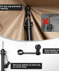 Ultralight Carbon Fiber Telescoping Tarp Poles For Hiking Adjustable Rugged Featherweight 2 Pack with cap and secure lock feature