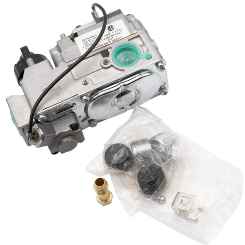 Low Capacity Millivolt Gas Valve 1/2 Inch By 1/2 Inch, Compact Replacement Valve For Gas Furnaces, Ranges, And Fireplaces