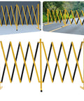 Hardcore Expandable Metal Barricade, Pro Ready Portable Safety Fence With Rock Solid T Base, Zero Hassle Folding Traffic Barrier Gate, 16.4 ft.