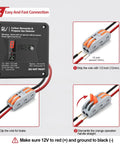 Image showing installation guide for Top Rated Two In One RV Carbon Monoxide And Propane Gas Leak Detector With A Slick 100Db Siren.