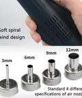 Pro Grade Hot Air Rework Station With LCD Display And Three Channel CH1 CH2 CH3 nozzles 3mm 6mm 9mm 12mm variety in focus