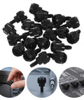 Heavy Duty Black M3.5 6-32 Computer Thumb Screws 100 Pcs Carbon Steel Case Fasteners Perfect For Side Panel Assembly And PC Build Projects That Need Solid Reliable Grip Every Single Time. Black M3.5 case thumb screws for PC side panels