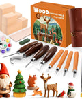 Beginner Wood Carving Kit With Blocks And Tools For Kids And Adults, All In One Whittling Set With 4 Carving Knives and more