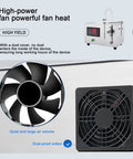 High-power fan from Semi Automatic Liquid Filling Machine With Dual Heads And Digital Control, ensuring dust-proof cooling.