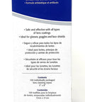 Lens cleaning wipes box, blue and white packaging, 100 individually packaged wipes, Amazon brand.