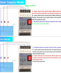 Diagram of Automatic Water Level Controller With Built In Liquid Level Sensor And Pump Float Switch For AC110V Systems showing modes.